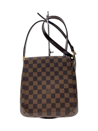 【中古】LOUIS VUITTON◆ミュゼット・サルサ_ダミエ・エベヌ_ショートショルダー_BRW/PVC/BRW【バッグ】 【中古】LOUIS VUITTON◆ミュゼット・サルサ_ダミエ・エベヌ_ショートショルダー_BRW/PVC/BRW【バッグ】