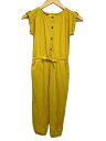 【中古】BURBERRY CHILDREN◆セットアップ/110cm/コットン/YLW【キッズ】