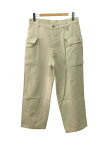 【中古】HEUGN◆LINEN GORDON/ボトム/3/リネン/BEG/無地/TROUSER 036【メンズウェア】