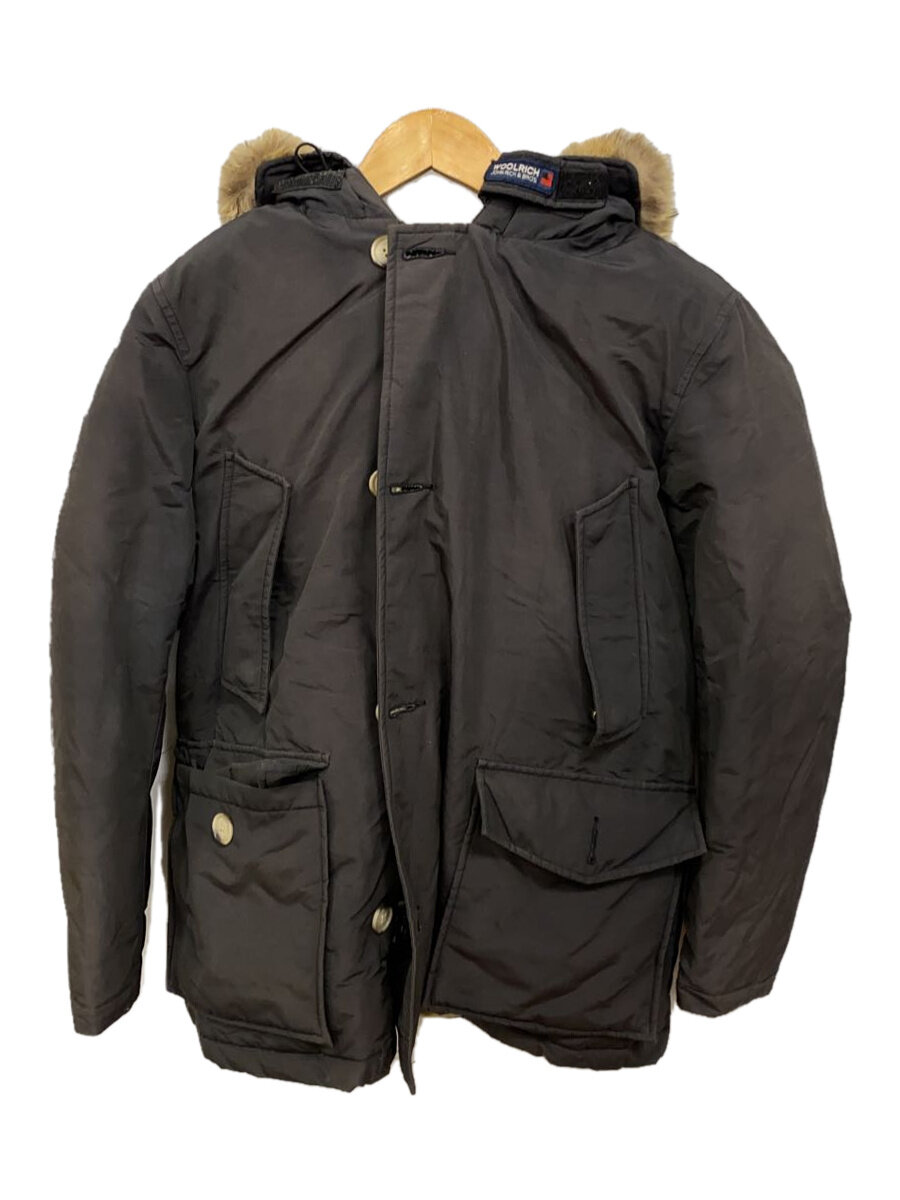 【中古】Woolrich◆コート/--/ナイロン/BLK/1202039【メンズウェア】