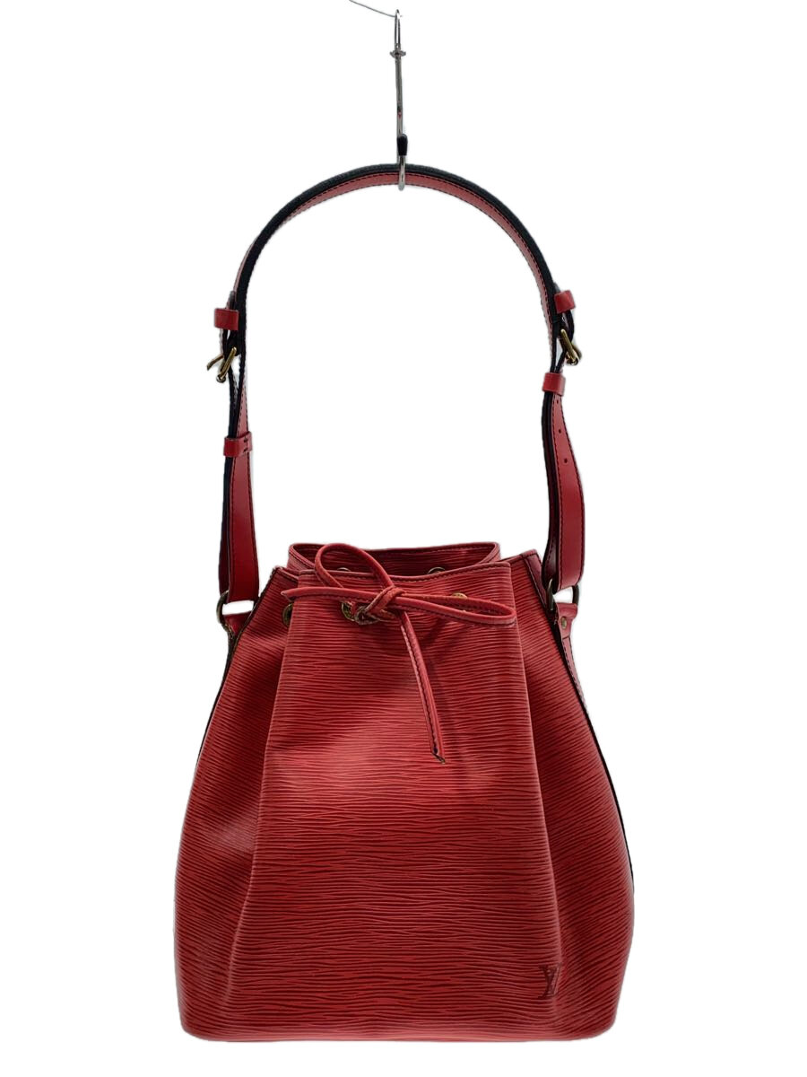 【中古】LOUIS VUITTON◆プチ・ノエ_エピ_RED/レザー/RED【バッグ】