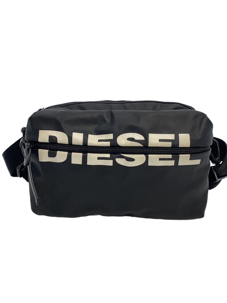 【中古】DIESEL◆ショルダーバッグ/レザー/ブラック/X07346/使用感有り/ディーゼル【バッグ】