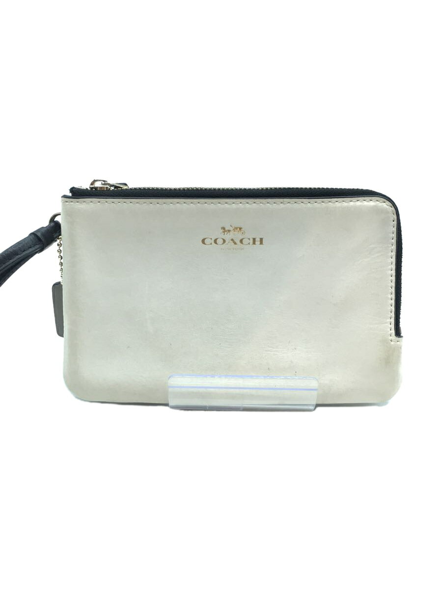 【中古】COACH◆財布/レザー/マルチ