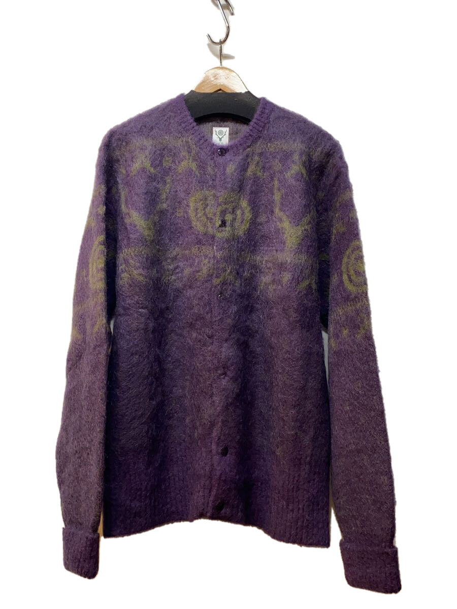 【中古】South2 West8(S2W8)◆Loose Fit Crew Neck Cardigan/S2W8 Nordic/モヘアカーディガン/M/PU557【メンズウェア】
