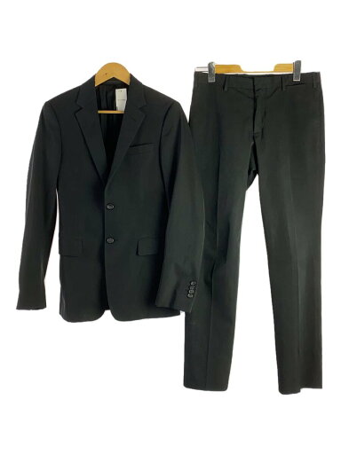 【中古】PRADA◆ハンガリー製/スーツ/本切羽/総裏/44/ポリエステル/ブラック【メンズウェア】 【中古】PRADA◆ハンガリー製/スーツ/本切羽/総裏/44/ポリエステル/ブラック【メンズウェア】