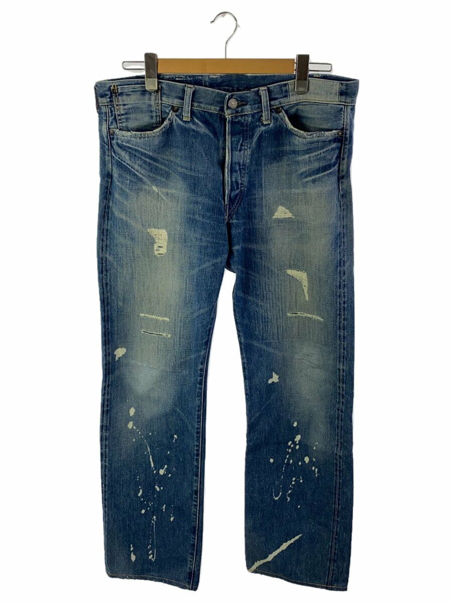 【中古】Levi’s Vintage Clothing◆赤耳/55年モデル/復刻/36/コットン/IDG/55501【メンズウェア】