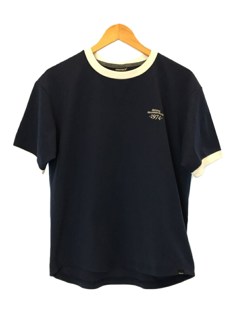 Marmot◆Tシャツ/L/ポリエステル/NVY/TOWTJA55