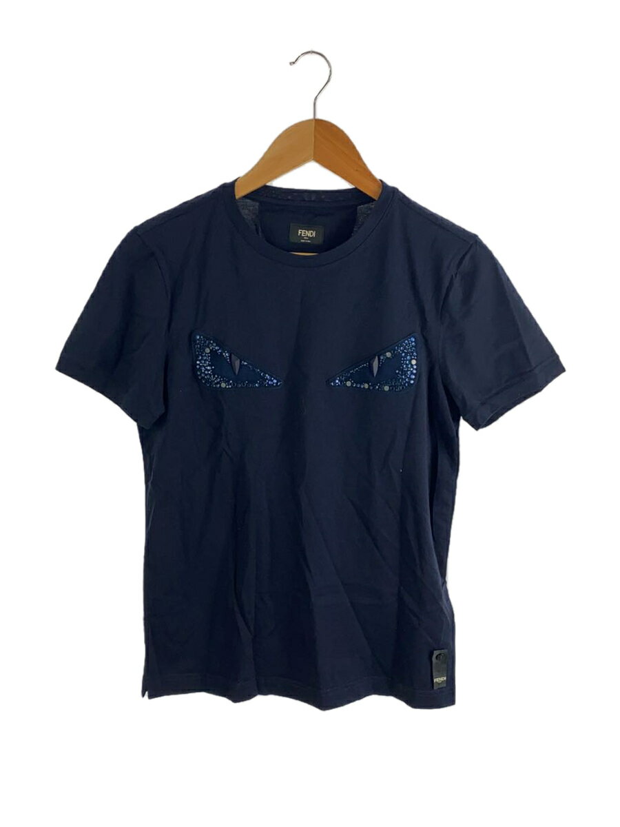 【中古】FENDI◆Tシャツ/XS/コットン/モンスター/【レディースウェア】