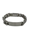 【中古】LOUIS VUITTON◆チェーンブレスレットモノグラム_モノグラム_SLV/メッキ/SLV/メンズ【服飾雑貨他】