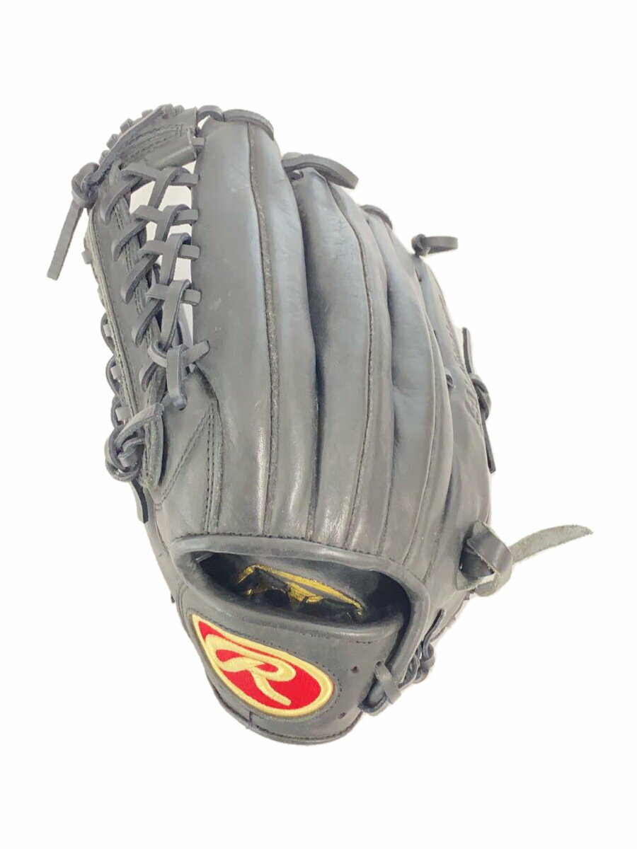 【中古】Rawlings◆野球用品/左利き用/BLK/少年ソフトボール用【スポーツ】