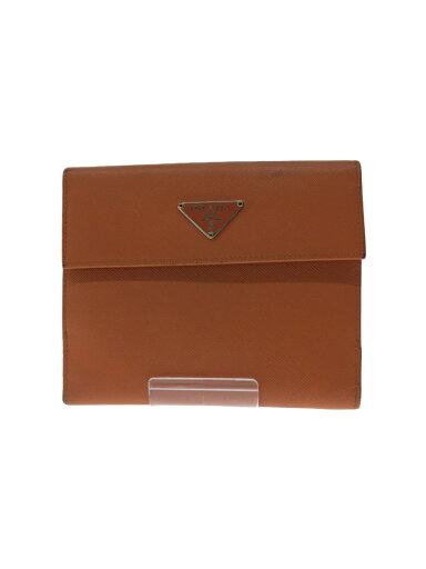 【中古】PRADA◆2つ折り財布/レザー/ORN/レディース/サフィアーノ【服飾雑貨他】 【中古】PRADA◆2つ折り財布/レザー/ORN/レディース/サフィアーノ【服飾雑貨他】