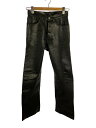 【中古】HAROLD‘S GEAR◆ボトム/S/馬革/BLK【メンズウェア】(4)