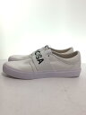 DC SHOES◆ローカットスニーカー/28cm/WHT/キャンバス/ADYS300123