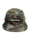 【中古】Supreme◆25SS/Washed Chino Twill Camp Cap/FREE/コットン/KHK/カモフラ/メンズ【服飾雑貨他】