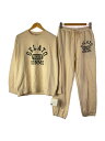 【中古】GELATO PIQUE HOMME◆セットアップ/M/コットン/CRM【メンズウェア】