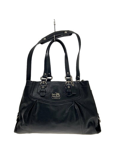 【中古】COACH◆ショルダーバッグ/レザー/BLK/無地/14574【バッグ】 【中古】COACH◆ショルダーバッグ/レザー/BLK/無地/14574【バッグ】