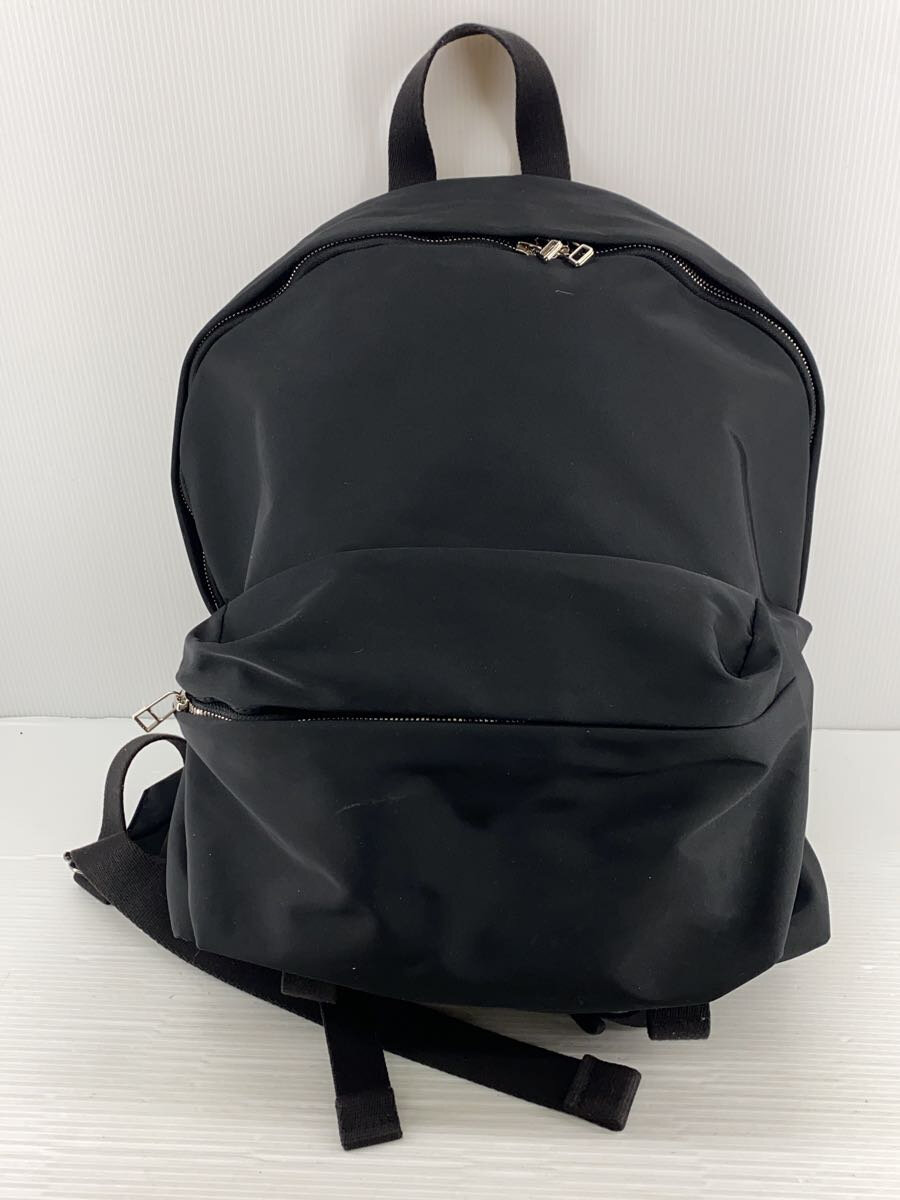 【中古】Soe◆ONE SHOULDER B.P. SOLOTEX BACKPACK/サイズM/リュック/--/BLK【バッグ】