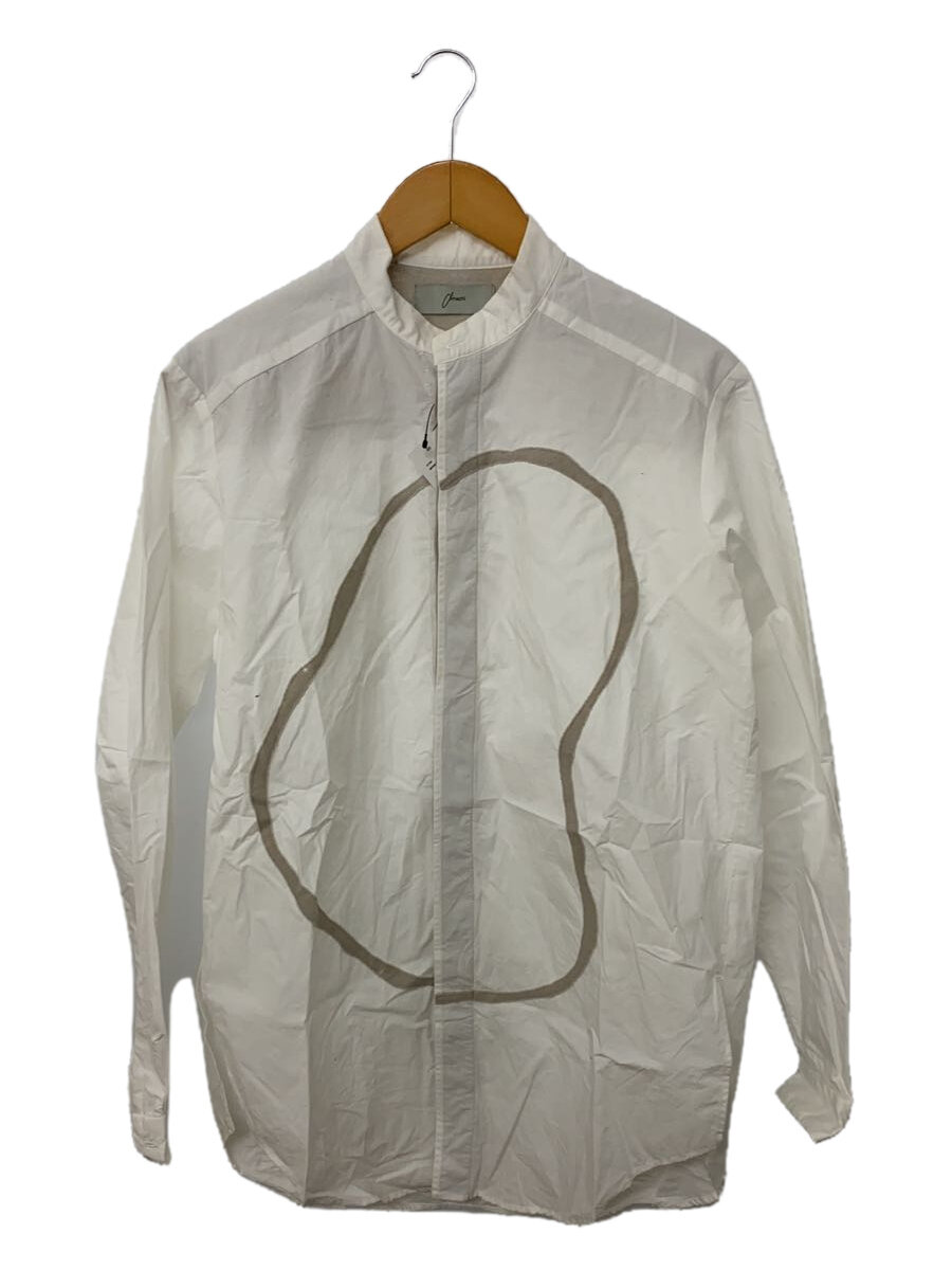 【中古】amachi.◆長袖シャツ/4/コットン/WHT/0070【メンズウェア】