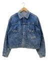 【中古】Levi’s◆VT/50-60s/XX/507/2nd/紙パッチ/ハギ付/Gジャン/--/デニム/IDG/リペア有【メンズウェア】