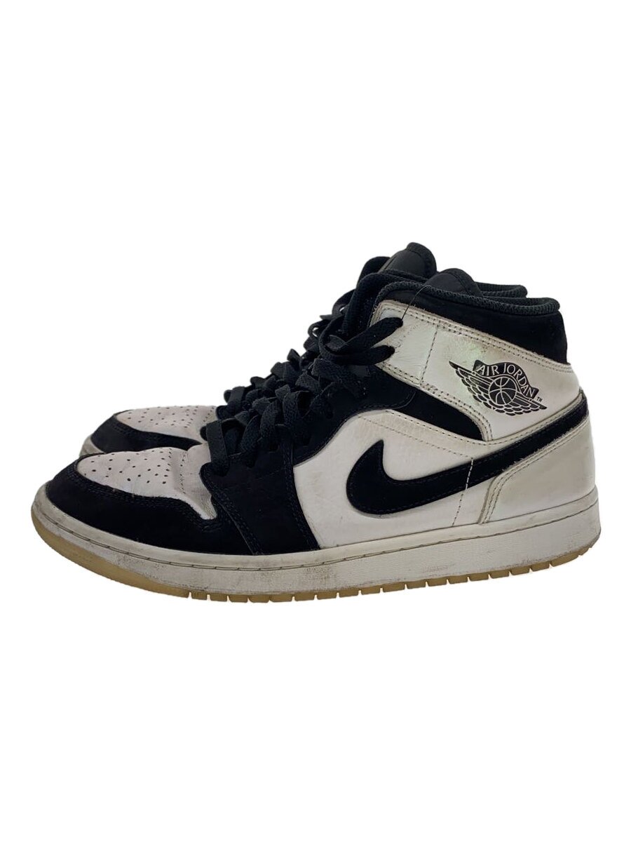 NIKE - 【中古】NIKE◆AIR JORDAN 1 MID SE_エアジョーダン 1 ミッド SE/27cm/WHT【シューズ】