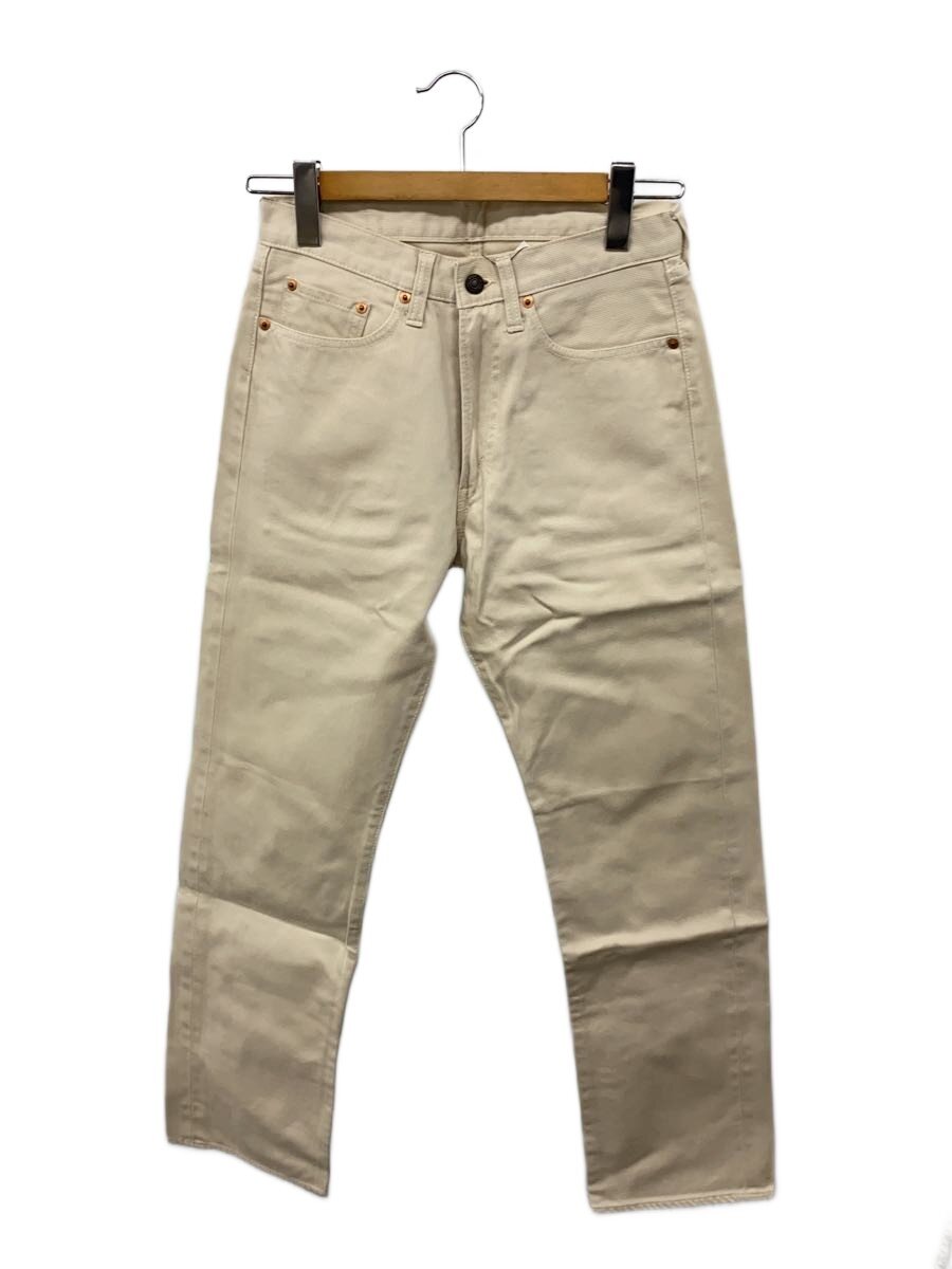 【中古】Denime◆ストレートパンツ/--/コットン/WHT/無地/66/オリゾンティ期【メンズウェア】
