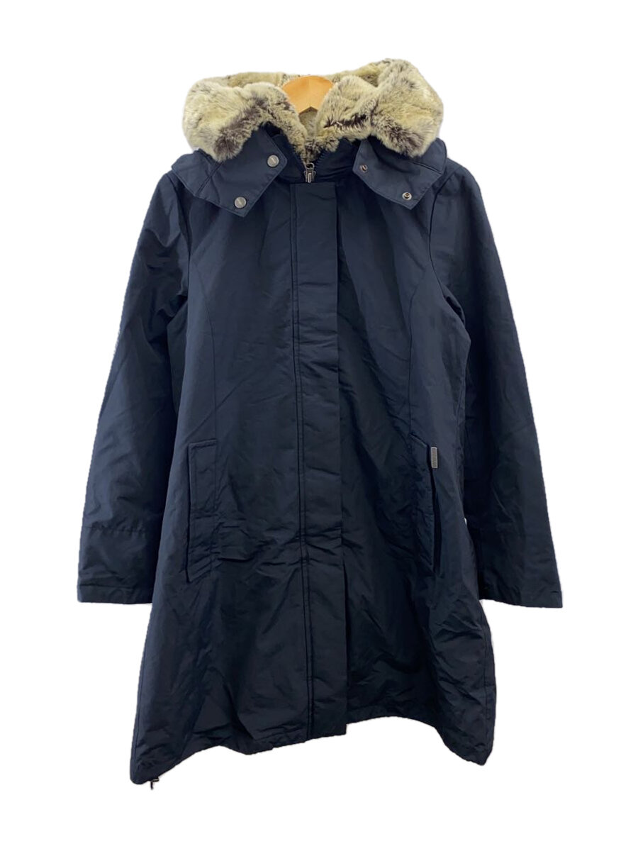 【中古】Woolrich◆ダウンジャケット/--/コットン/NVY/無地/1502259【レディースウェア】