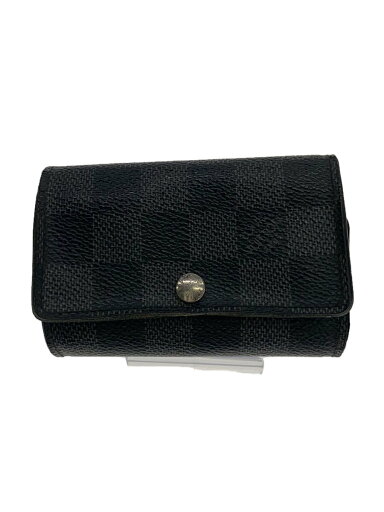 【中古】LOUIS VUITTON◆キーケース/レザー/BLK/メンズ【服飾雑貨他】 【中古】LOUIS VUITTON◆キーケース/レザー/BLK/メンズ【服飾雑貨他】