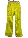 【中古】686◆スキーウェア/スノーボードウェア/パンツ/M/イエロー【スポーツ】