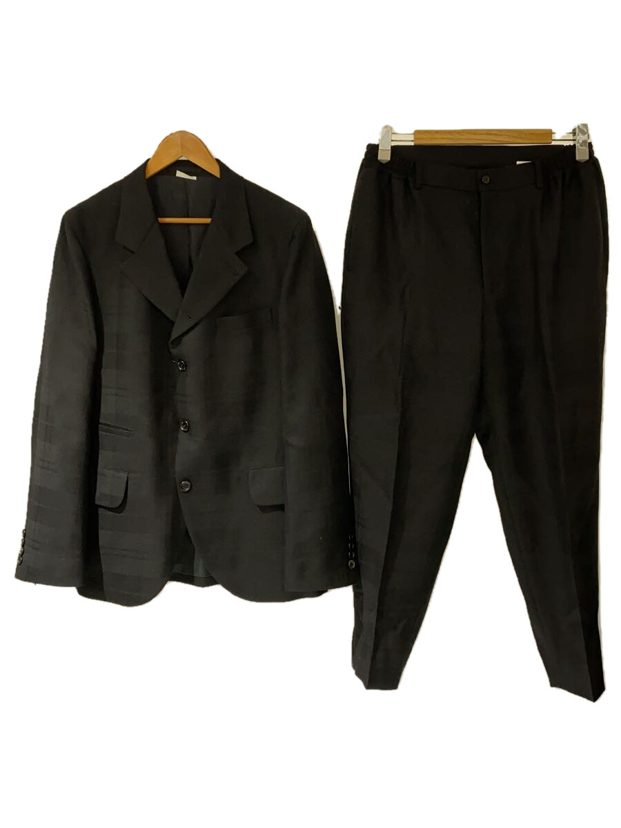 【中古】COMME des GARCONS HOMME DEUX◆23AW/セットアップ/M/ウール/BLK/チェック/DL-J025/DL-P028//【メンズウェア】