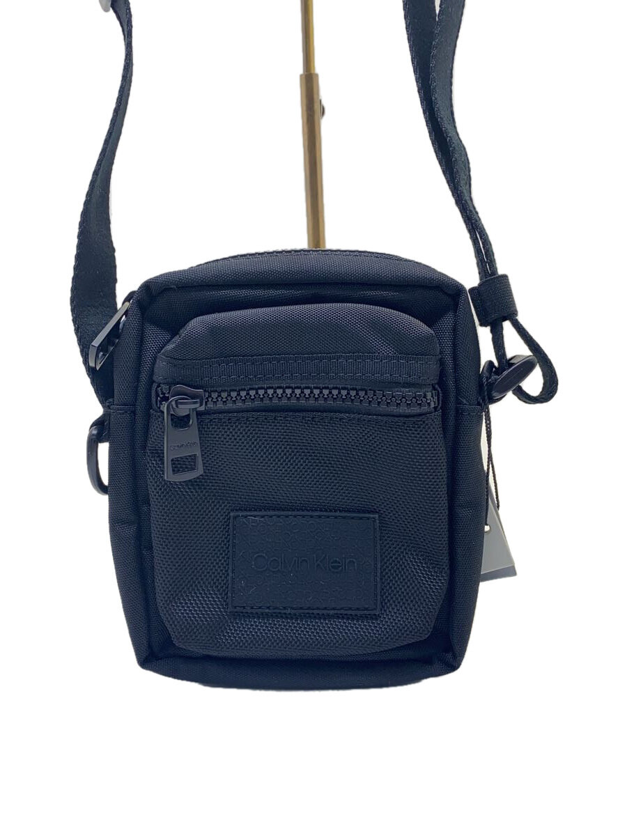 【中古】Calvin Klein◆ショルダーバッグ/ポリエステル/BLK/K50K506985【バッグ】