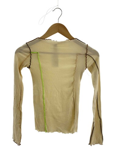 【中古】BASERANGE◆VEIN LONG SLEEVE/リブカットソー/S/コットン/CRM/22-070-445-0002-1-0//【レディースウェア】 【中古】BASERANGE◆VEIN LONG SLEEVE/リブカットソー/S/コットン/CRM/22-070-445-0002-1-0//【レディースウェア】