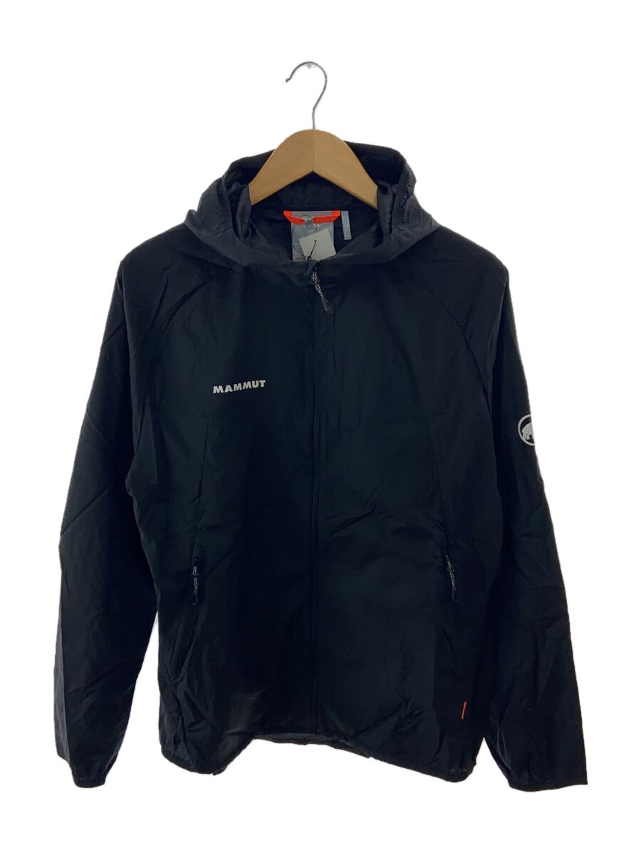 【中古】MAMMUT◆コンベイウィンドブレーカー WB フーデッドジャケット/L/ナイロン/BLK/1012-00530【メンズウェア】