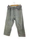 【中古】BLURHMS◆ストレートパンツ/3/コットン/IDG/BHS22S009-2【メンズウェア】(4)
