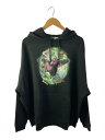 【中古】rebellious/パーカー/XL/コットン/BLK【メンズウェア】