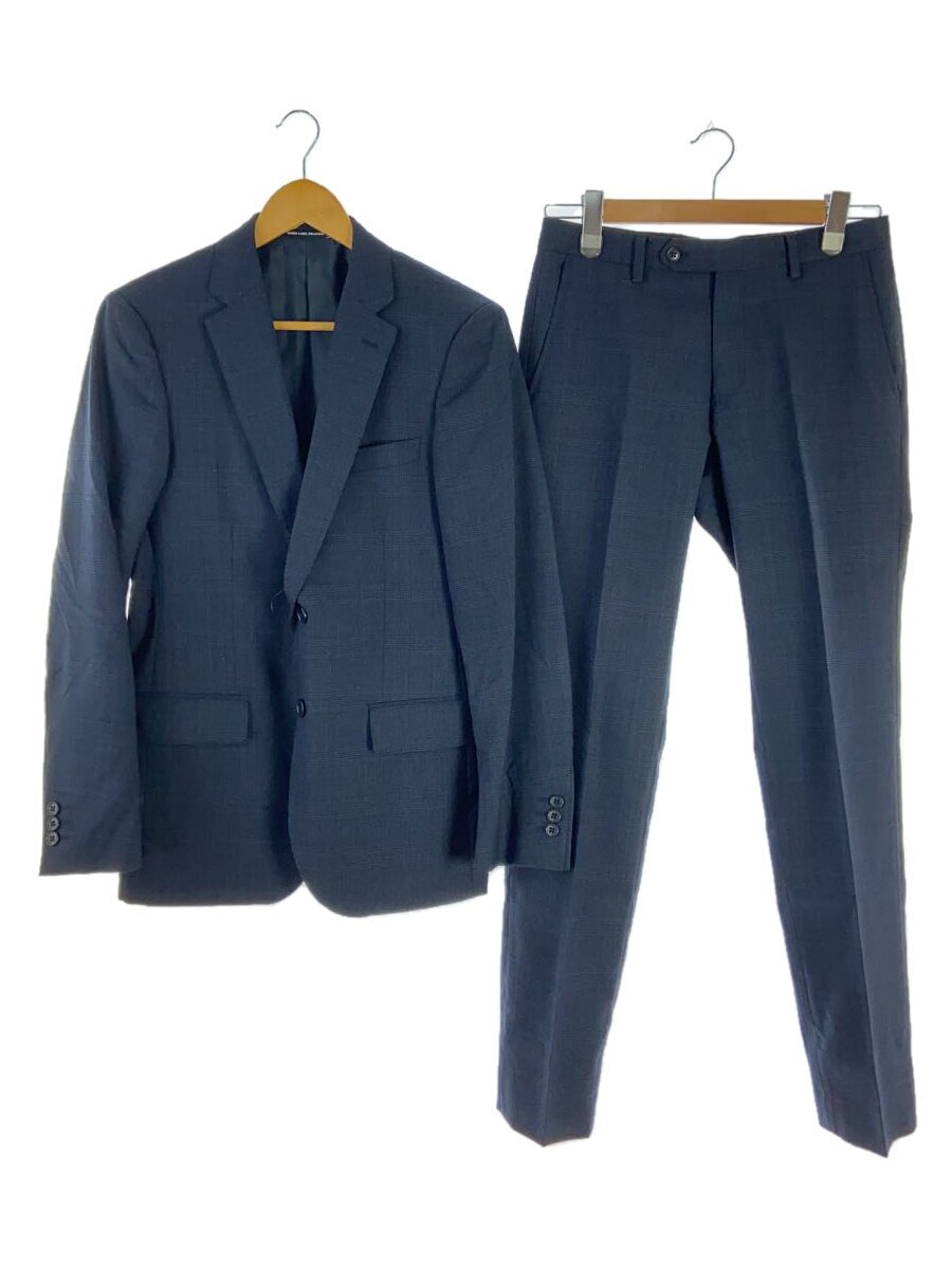 【中古】UNITED ARROWS green label relaxing◆スーツ/46/ウール/紺/ネイビー/チェック/3121-125-1913【メンズウェア】