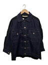 【中古】blanc basque◆Gジャン/38/コットン/IDG/BB24-505【レディースウェア】