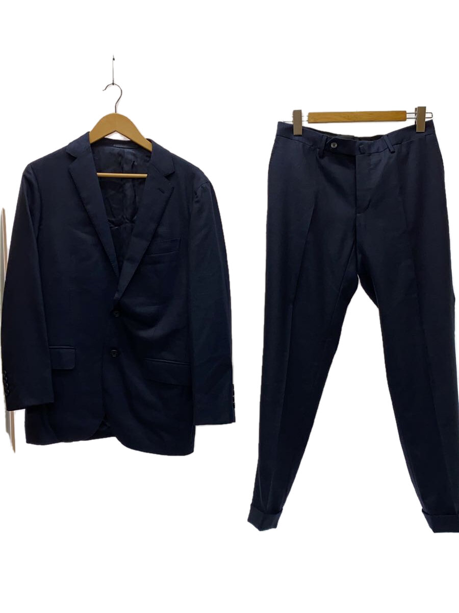 【中古】CARUSO◆セットアップ/48/ウール/NVY【メンズウェア】