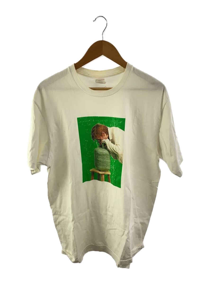 【中古】Supreme◆Tシャツ/L/コットン/WHT//【メンズウェア】