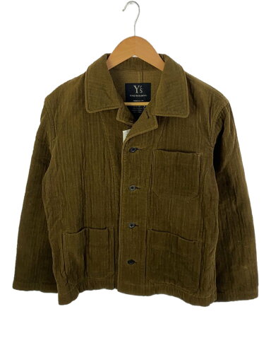 【中古】Y’s◆コート/3/コーデュロイ/CML/無地/YT-J10-034【メンズウェア】 【中古】Y’s◆コート/3/コーデュロイ/CML/無地/YT-J10-034【メンズウェア】