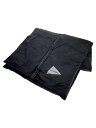 【中古】and wander◆マフラー/ナイロン/BLK/メンズ/574-4287135【服飾雑貨他】