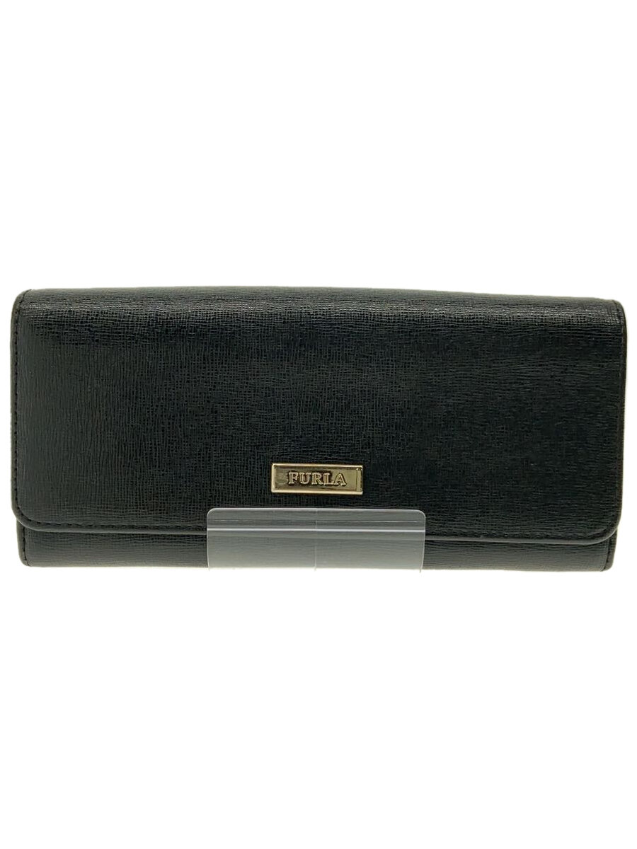 【中古】FURLA◆長財布/BLK/レディース/PS81CL0【服飾雑貨他】