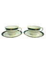【中古】Noritake◆カップ&ソーサー/2点セット/ホワイト/グリーン/4727/ノリタケ【キッチン用品】