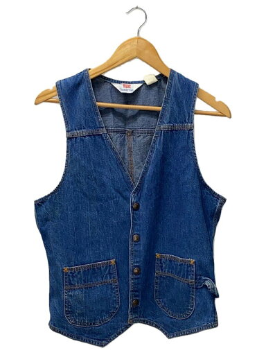 【中古】Levi’s◆70s/Panatela Tops/ベスト/M/デニム/IDG/無地【メンズウェア】 【中古】Levi’s◆70s/Panatela Tops/ベスト/M/デニム/IDG/無地【メンズウェア】