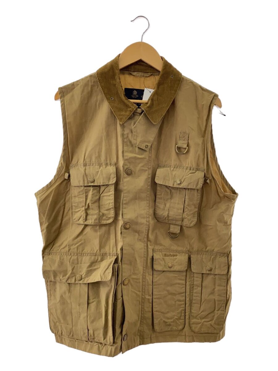 Barbour◆ベスト M コットン BEG 無地 241MGI0246