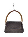 【中古】LOUIS VUITTON◆ミニ・ルーピング_モノグラム・キャンバス_BRW/PVC/ブラウン/総柄/M51147/【バッグ】(4)