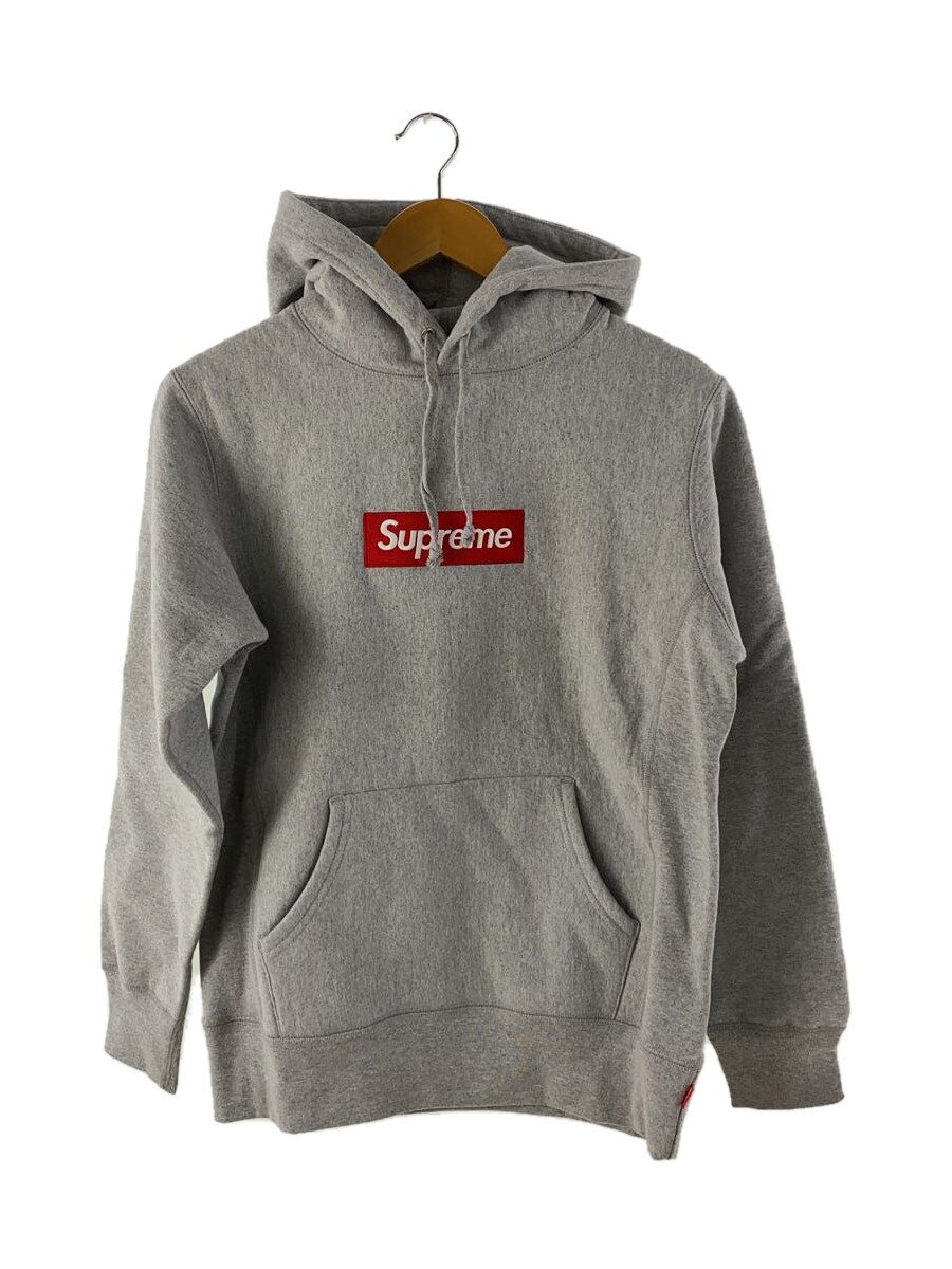 【中古】Supreme◆パーカー/S/コットン/GRY/16AW/BOX LOGO【メンズウェア】
