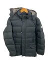 【中古】Timberland◆ダウンジャケット/M/ポリエステル/BLK/無地【メンズウェア】