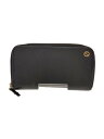 GUCCI◆長財布_インターロッキングG/レザー/BLK/メンズ