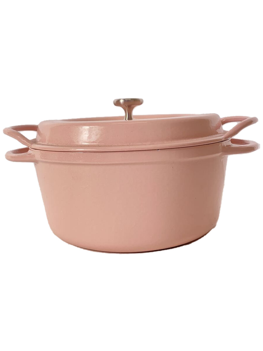 【中古】Vermicular◆ホーロー鍋/サイズ:18cm/PNK/使用品【キッチン用品】