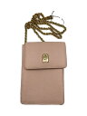 【中古】FURLA◆ミニショルダーバッグ/レザー/PNK【バッグ】